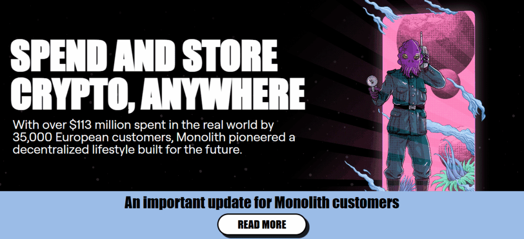 Monolith Visa Card