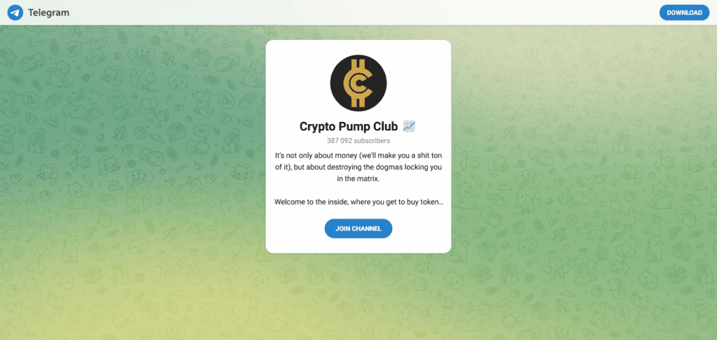 Crypto Pump Club