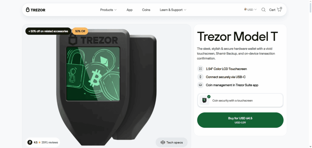 Trezor Model T
