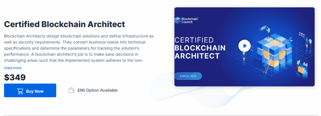 Certified Blockchain Architect™