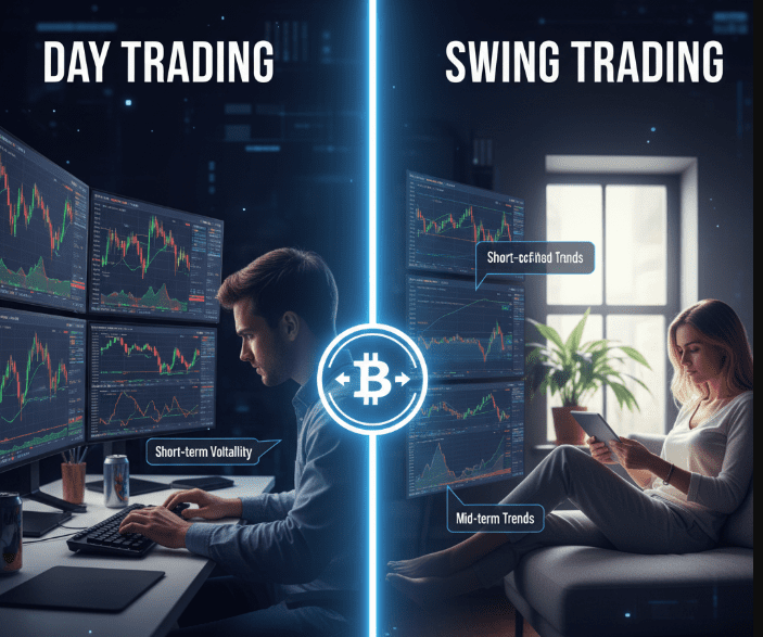 Day Trading vs Swing Trading Cryptos: Which Strategy Suits You?