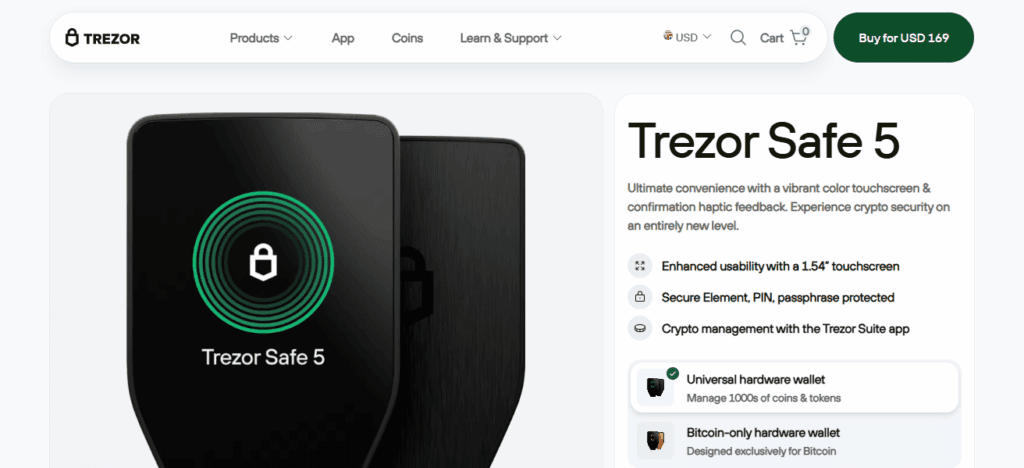 Trezor Safe 5