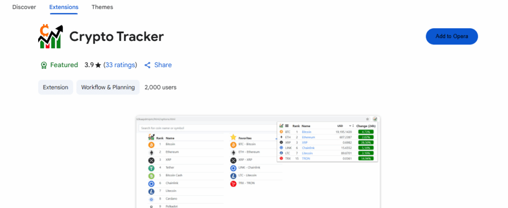 Crypto Tracker
