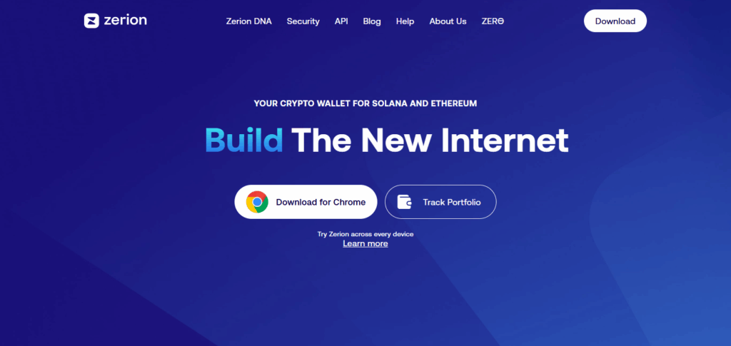 Platform Example: Zerion Wallet