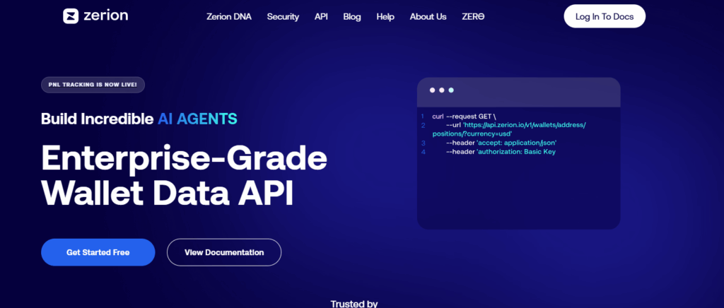 6. Optional: Use Zerion API