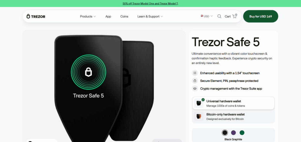 Trezor Safe 5
