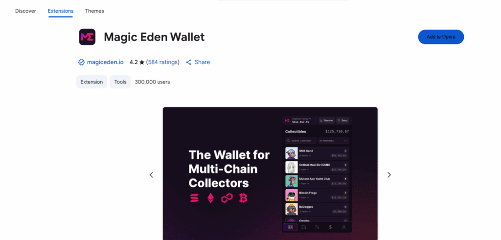 Magic Eden Wallet Extension