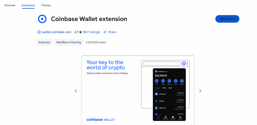Coinbase Wallet Extension