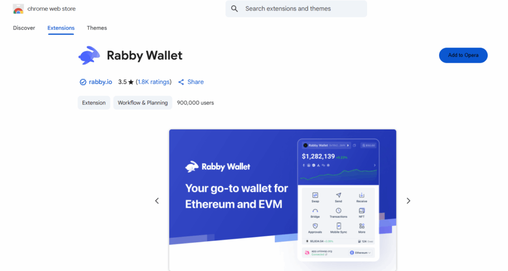 Rabby Wallet Extension