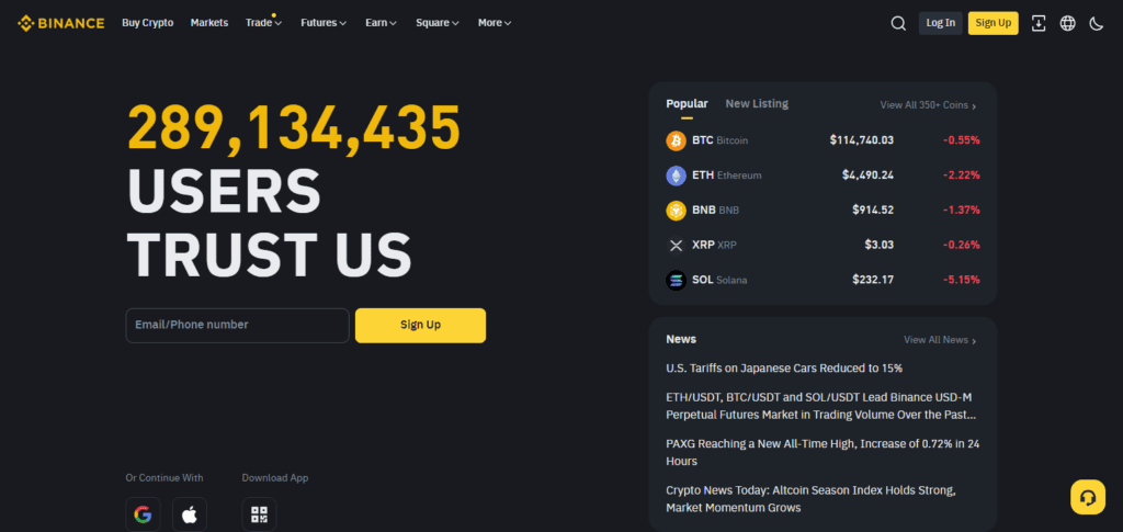 What is Binance?