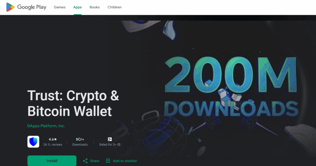 Download & Install Trust Wallet