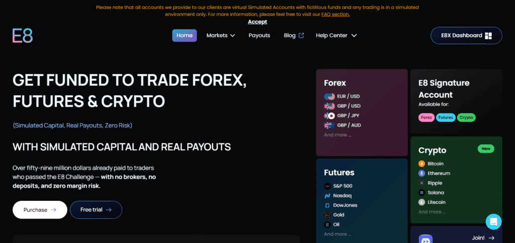 E8 Markets