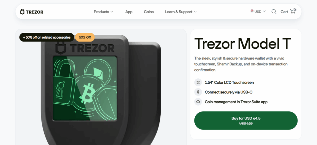 Trezor Model T