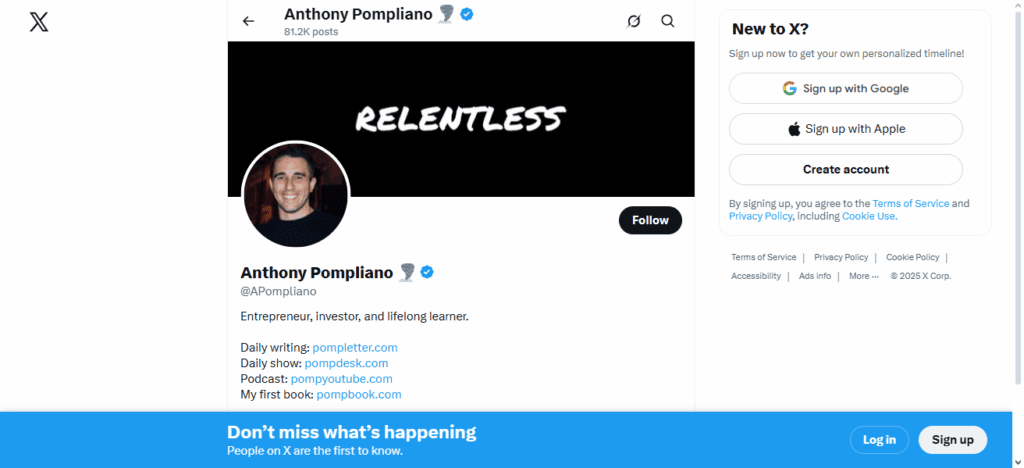 Anthony “Pomp” Pompliano