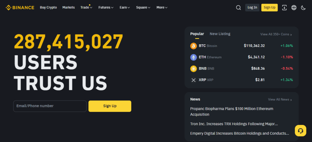 Binance Singapore