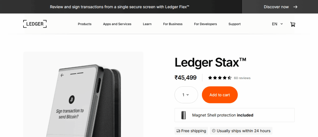 Ledger Stax