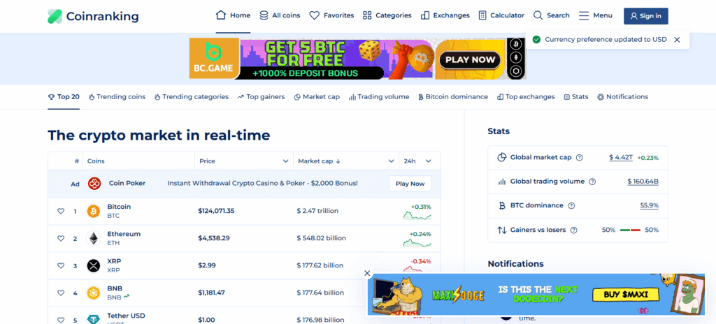 CoinRanking