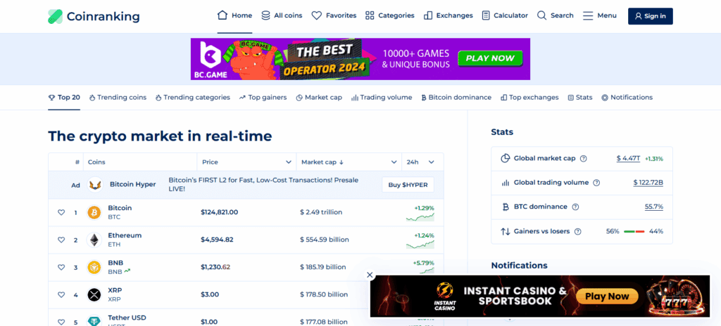 CoinRanking
