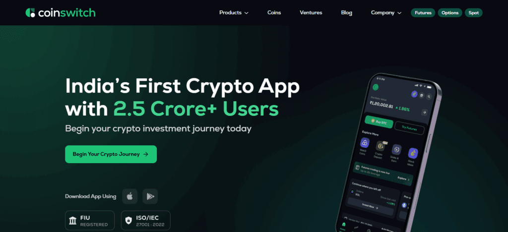 CoinSwitch Kuber