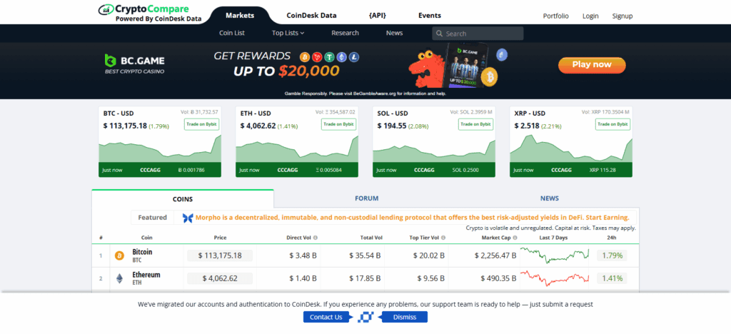 CryptoCompare