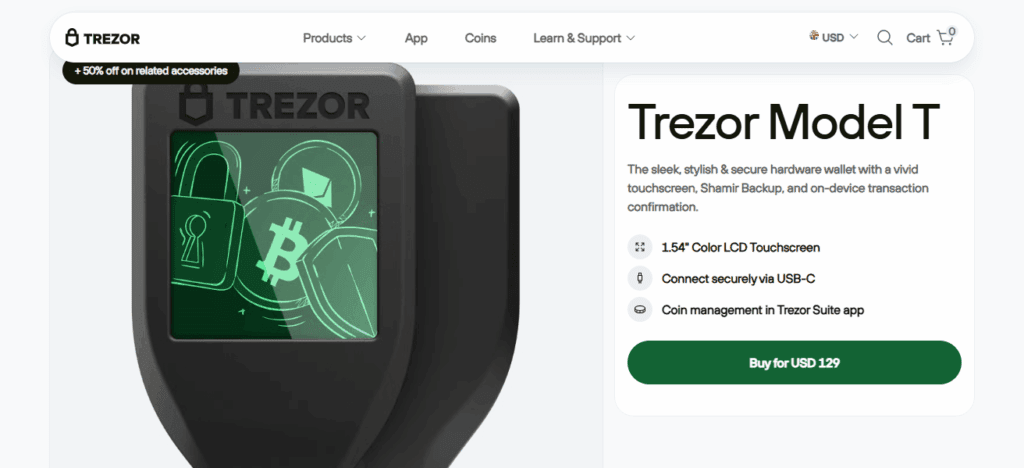 Trezor Model T