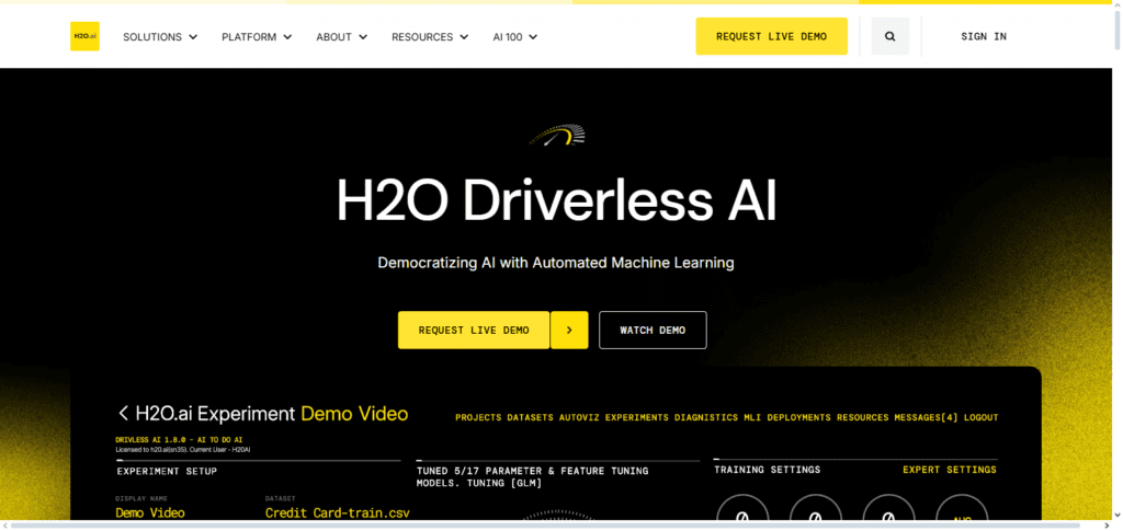 H2O.ai Driverless AI