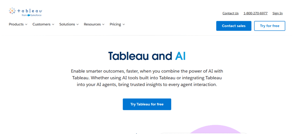 Tableau with AI