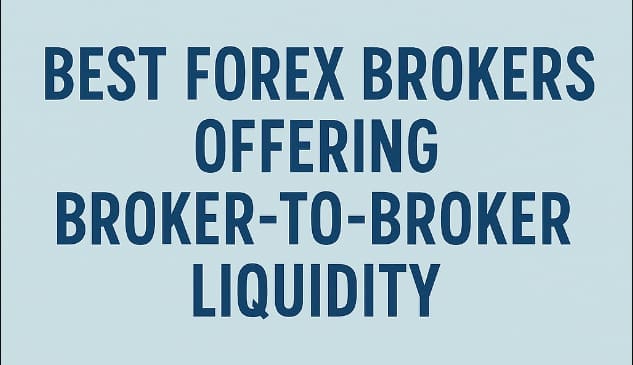 10 Best Forex Brokers Offering Broker-to-Broker Liquidity