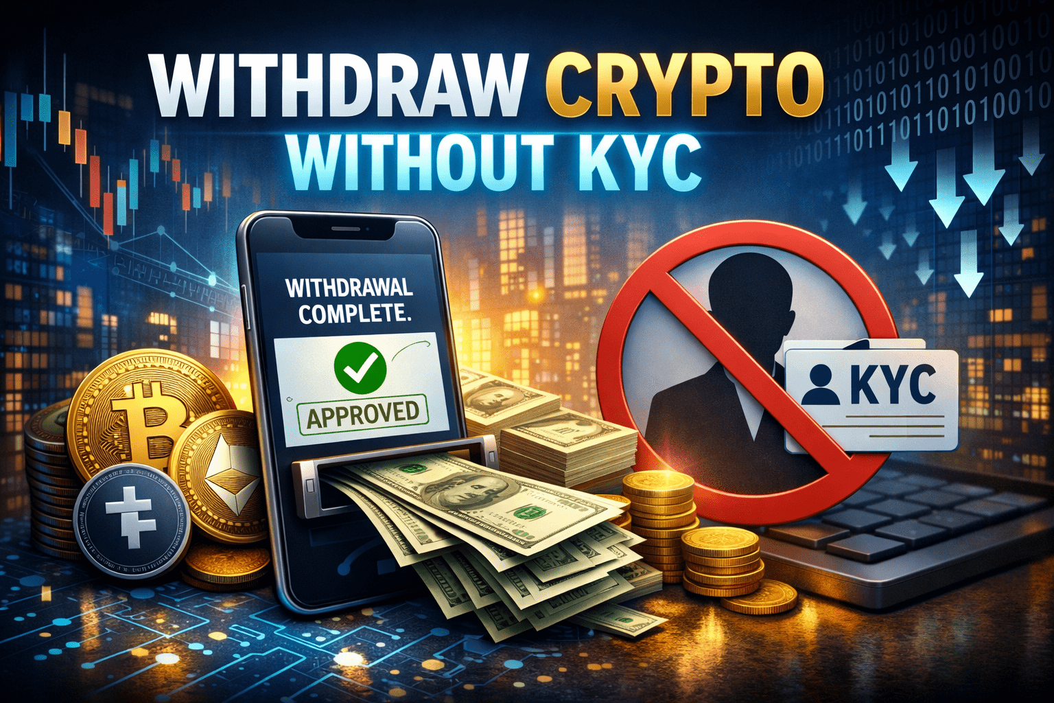 How to Withdraw Crypto Without KYC Safely & Legally