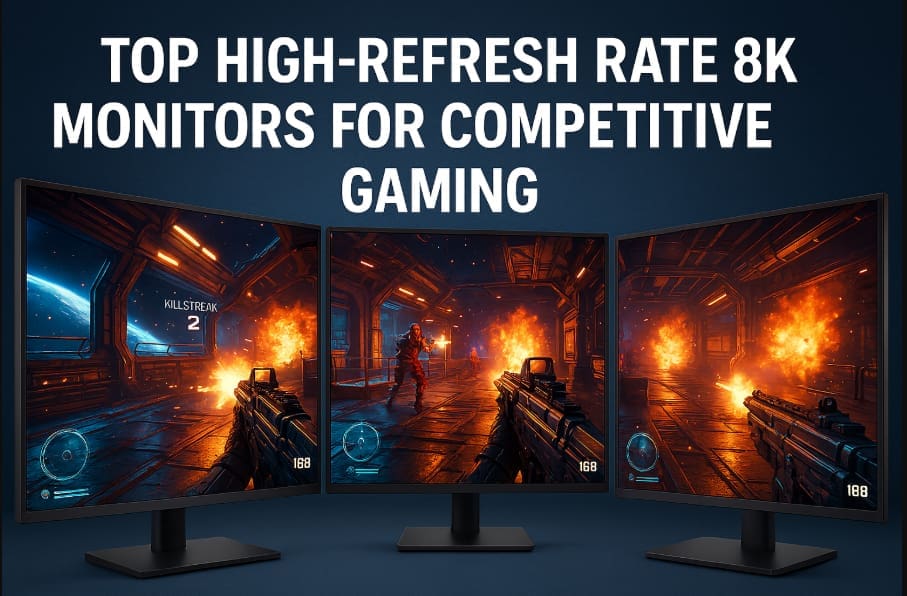 Top 10 High-Refresh Rate 8K Monitors for Competitive Gaming