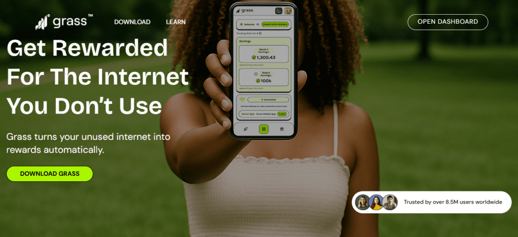 Grass (Decentralized AI Web Scraping)
